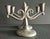 Metal Vintage 1930s Pewter Scandinavian Grace Style Art Deco Candelabra Pair of 2 For Sale - Image 7 of 12