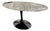 Knoll Eero Saarinen Dining Table Black Marble Oval 72 Inch For Sale