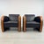 Art Deco Art Deco Leather Lounge Chairs - A Pair For Sale - Image 3 of 11