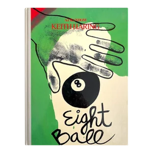 Keith Haring " Eight Ball " Vintage 1989 First Edition Hardcover Japanese Monograph Pop Art Book