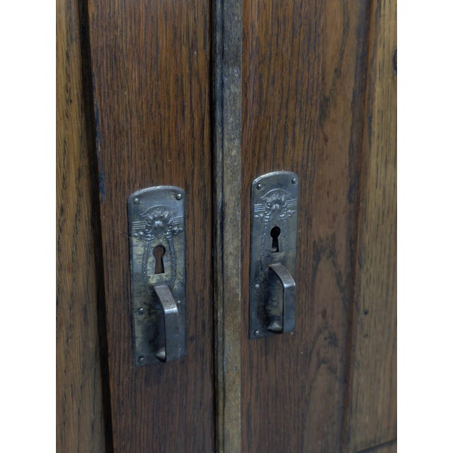 Antique Early 20th Century Chest of Drawers in Oak Wood For Sale - Image 4 of 14