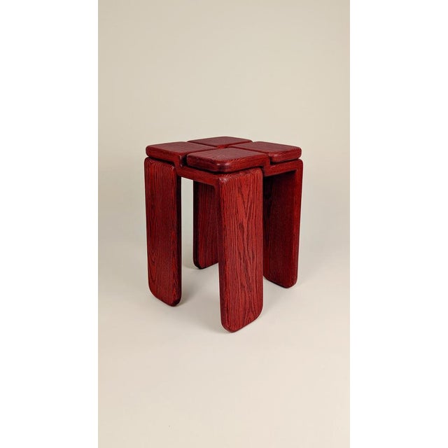 Knot Stool by Luis Gimeno For Sale - Image 10 of 13
