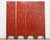 Chinese Export Four Panel Red Lacquered Chinoiserie Gilt Screen For Sale - Image 18 of 18