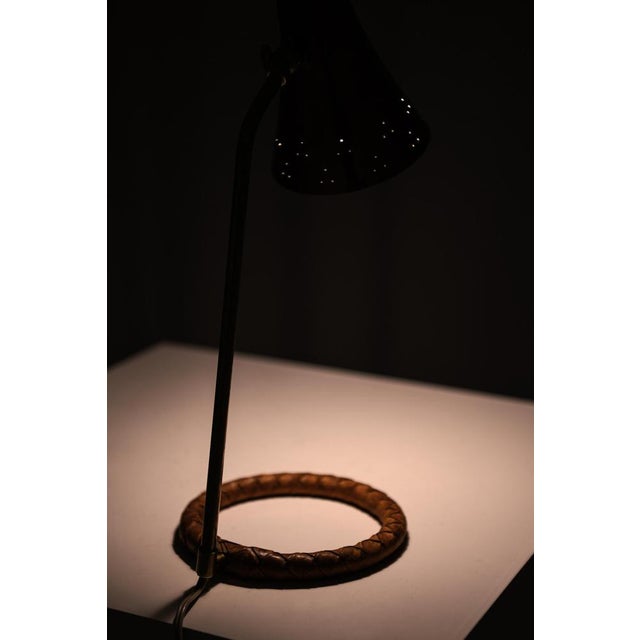 Table Lamp with Conical Copper Shade, 1950s For Sale - Image 9 of 11