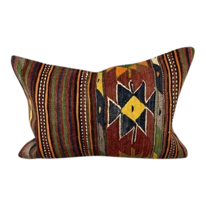 16 x 24 Kilim Pillow Turkish Cappadocia Whispers Serenade Pillow Cushion Cover