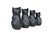 Modern Vintage Cast Iron Four Black Cats Silhouette Doorstop Paperweight 10" For Sale - Image 3 of 10