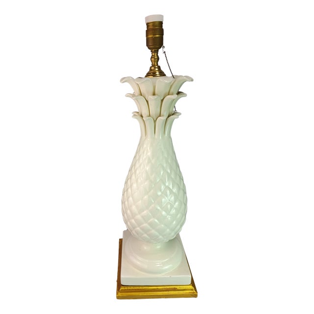 Large Vintage Pinapple Lamp, 1930s For Sale