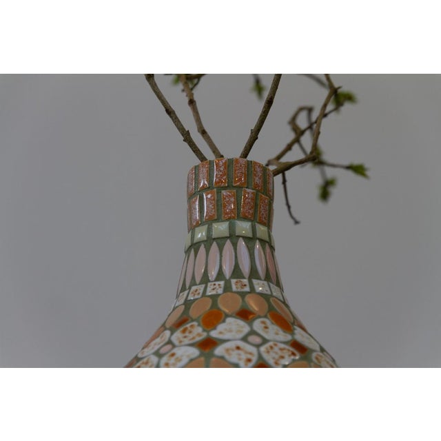 Swedish Folk Art Mosaic Vase, 1970s For Sale - Image 14 of 16