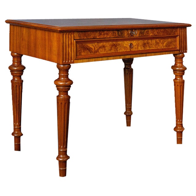 Wilhelminian Brown Desk Secretary For Sale