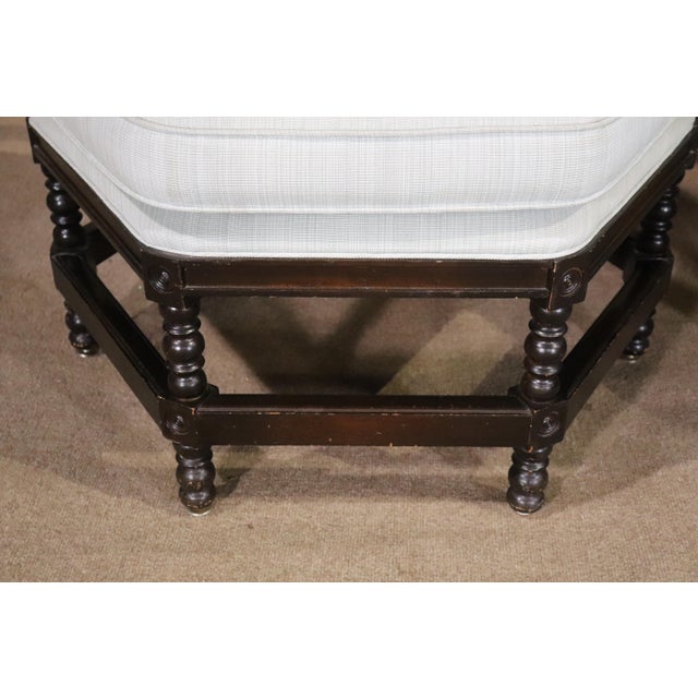 Mid 20th Century Pair of Antique Corner Chairs - 2 Pieces For Sale - Image 4 of 9