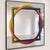 Rare Geometric Mirror by Rogelio Polesello for Morphos Acerbis, Italy, 1970s For Sale - Image 6 of 8