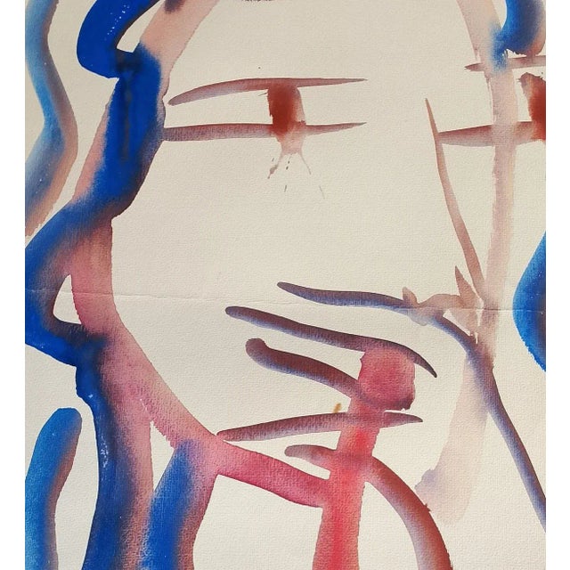 Mario Salmaso ( Venezia 1941-1995 ) Modern Girls, 1980, Mixed technique on paper (gouache, watercolour and pastel) Sold...