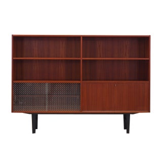 Danish Teak Bookcase, 1970s For Sale