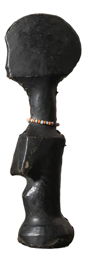 Vintage Mossi People Leather Clad Biiga Doll (Burkina Faso)/Primitive/African Sculpture