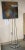 Magnificent tall polished chrome or nickel floor lamp by Casella Lighting. It is called the Olympiad torchiere. Super high...