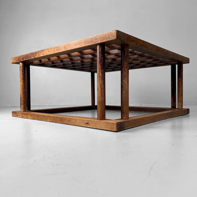 Early Shōwa Traditional Wooden Kotatsu Table, Japan, 1930s For Sale - Image 15 of 15