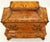 Italian Bombe Inlay Olive Wood Dresser Drop Front Jewerly Compartment Secretary For Sale - Image 11 of 13