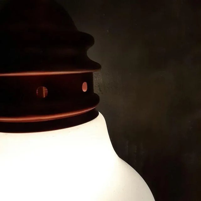 Italian Glass Bulb Pendant Lamp, 1960s For Sale - Image 6 of 10