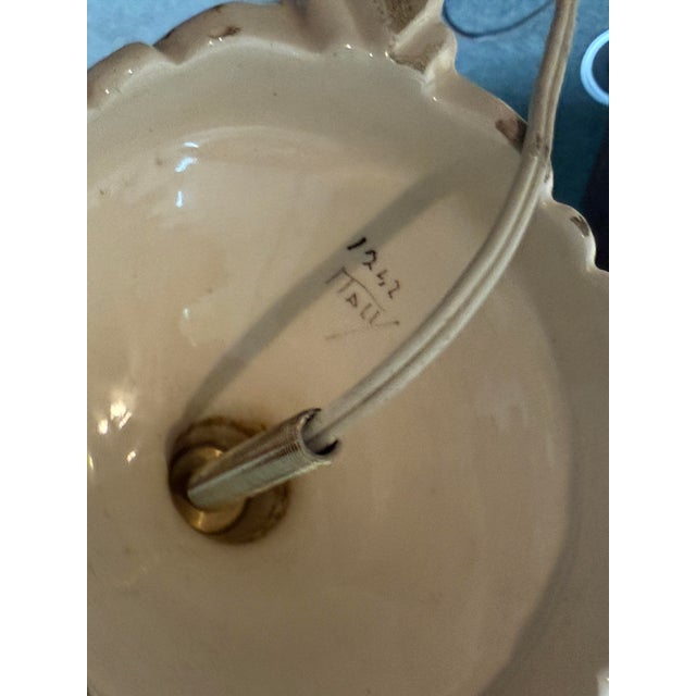 Italian 1960s Italian Capodimonte Porcelain Table Lamp For Sale - Image 3 of 12