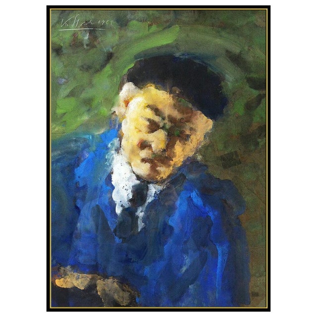 Message us to inquire about custom framing options! (Included for free with every purchase) The artwork here, "Artist Self...