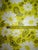 Vintage 1970s Mid-century modern bright yellow daisy paisley motifs vinyl wallcovering. Made in Chicago USA by Smithsonian...