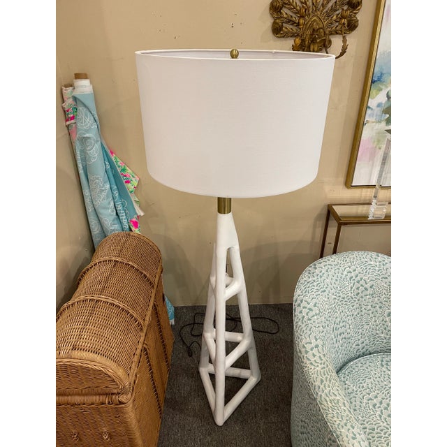 Regina Andrews Tanner Steel Floor Lamp For Sale In West Palm - Image 6 of 6