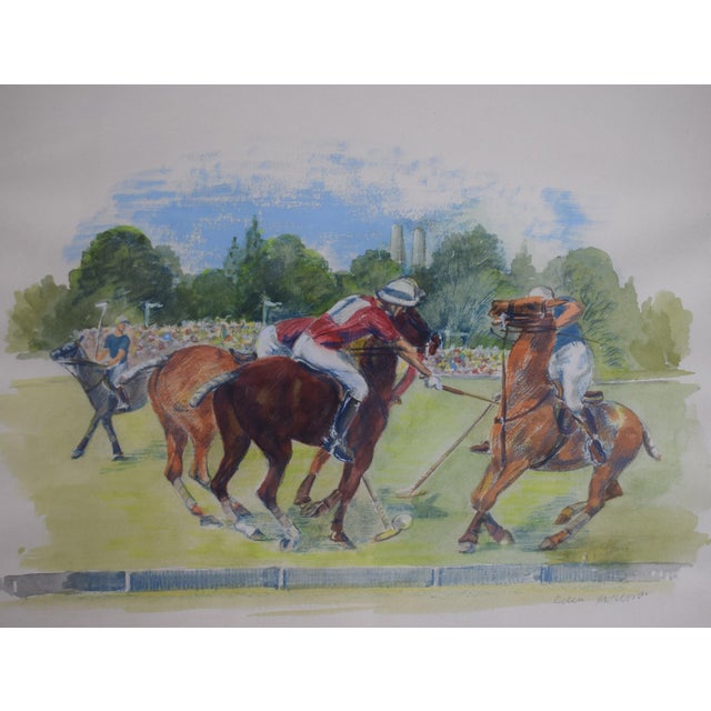 Art Sz: 6 7/8"H x 9 1/4"W Frame Sz: 11 5/8"H x 14"W Provenance: From The Collection of Nicholas Colquhoun-Denvers, former...