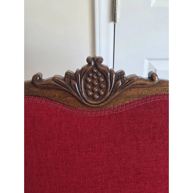 Early 20th Century Antique Gooseneck Rocker With Footstool For Sale - Image 5 of 18