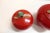 1960s Spun Aluminum Red Apples Canister Set For Sale - Image 9 of 10