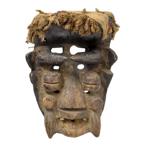Early 20th Century Dan Guerre Guere Mask Cote d'Ivoire