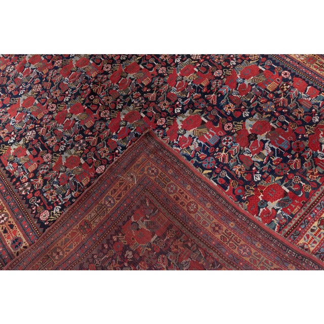 Early 20th Century Antique Persian Afshar Rug For Sale - Image 5 of 10
