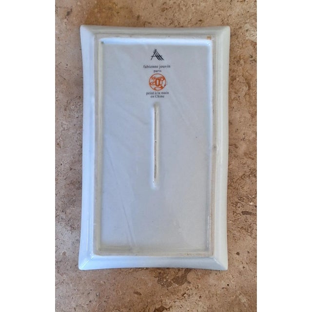 LastCHANCE!Vintage Fabienne Jouvin Paris Trinket Tray For Sale - Image 4 of 11