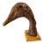 Mid-Century Folk Art Found Driftwood Painted Goose or Duck Head For Sale
