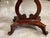 Antique Solid Mahogany Harp Art Nouveau Table Usa Pretty For Sale - Image 4 of 14