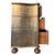 Ethan Allen Serpentine Chest in Original Metallic Silver-Gold Finish For Sale - Image 10 of 13