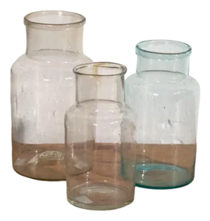 Small Flasks, 1920s, Set of 3