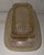 Vintage Wall Lamp with Metal Mounting and Lightly Tinted Relief Glass Shade, 1960s For Sale - Image 4 of 8