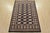 Tribal Bokhara Rug 4’1” X 6′ Blue Wool Tribal Hand-Knotted Oriental Carpet For Sale - Image 3 of 12