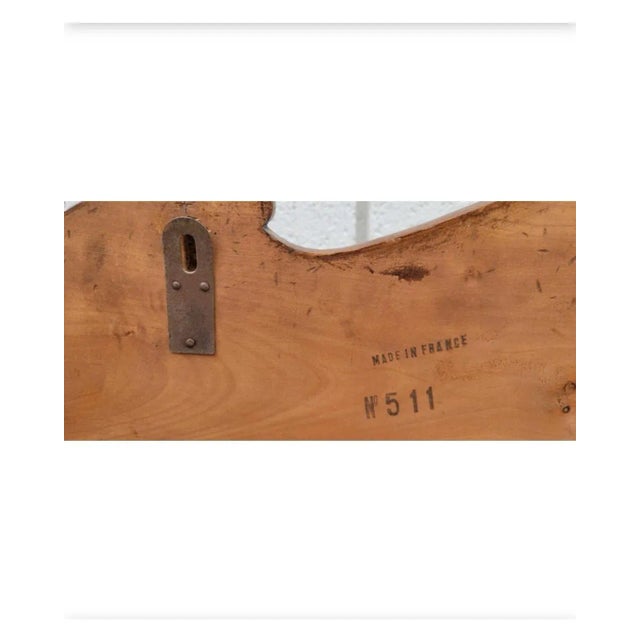 Wood Large 1960s Vintage Carved Walnut French Wall Shelf 47" For Sale - Image 7 of 10