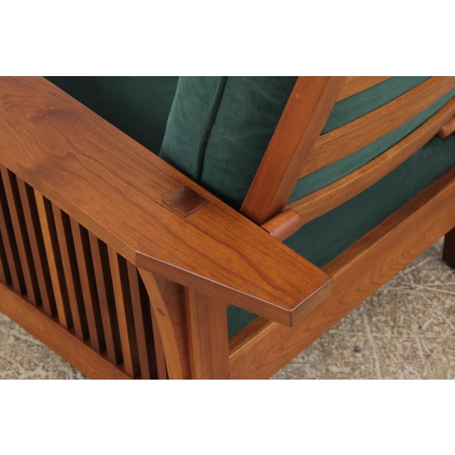 Stickley Cherry Mission Style Morris Chair For Sale - Image 14 of 18