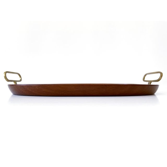 Mid-Century Modern Teak Serving Tray by Carl Auböck, Austria, 1950s For Sale - Image 10 of 18