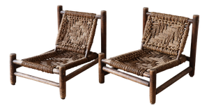 Lounge Chairs by Audoux Et Minet for Vibo Vesoul, 1950s, Set of 2