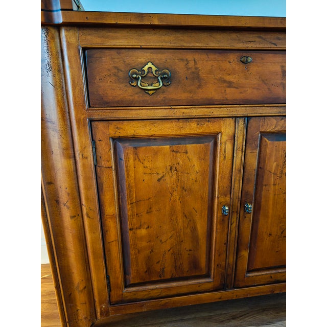 2000 - 2009 Century Furniture Town & Country Pedestal Dining Set (Table, 4 Chairs) For Sale - Image 5 of 8