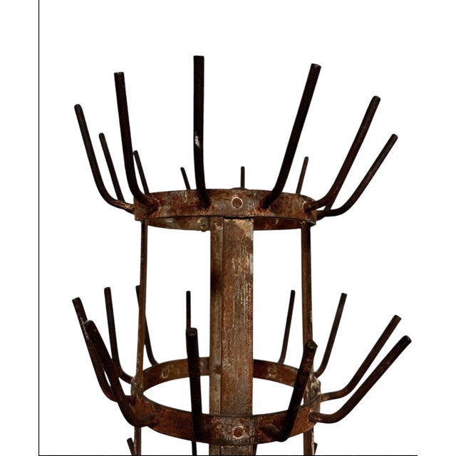 Early 20th Century Antique French "Hérisson" Bottle Drying Rack For Sale - Image 5 of 12