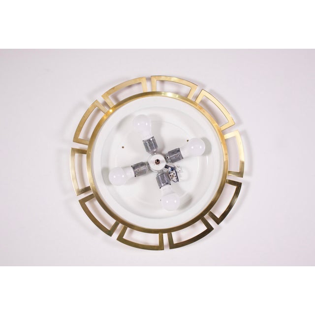 Large Wall Light Sun in Brass and Murano, 1970s For Sale - Image 12 of 13