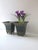 Dark Green Italian Greek-Key Planters Potholders Cachepots Jardinières, Pair For Sale - Image 8 of 15