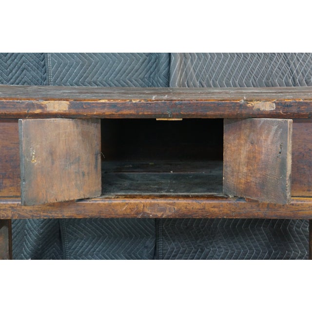 Antique Early 20th C. Chinese Dongbei Elm Altar Table Console Cabinet Sideboard For Sale - Image 9 of 18