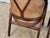 1950s Edward Wormley for Dunbar Y Back Captains Chairs - Mid Century Rosewood + Leather + Cane For Sale - Image 5 of 12