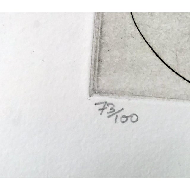 Stanley Hayter Stanley Hayter Etching Hand Sign Ltd. Edition 73/100 in Archival Frame For Sale - Image 4 of 5