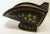A very rare & fine early 19th century Regency tole shop display piece; a faux coal hod - for candies, fruits, etc. - grape...